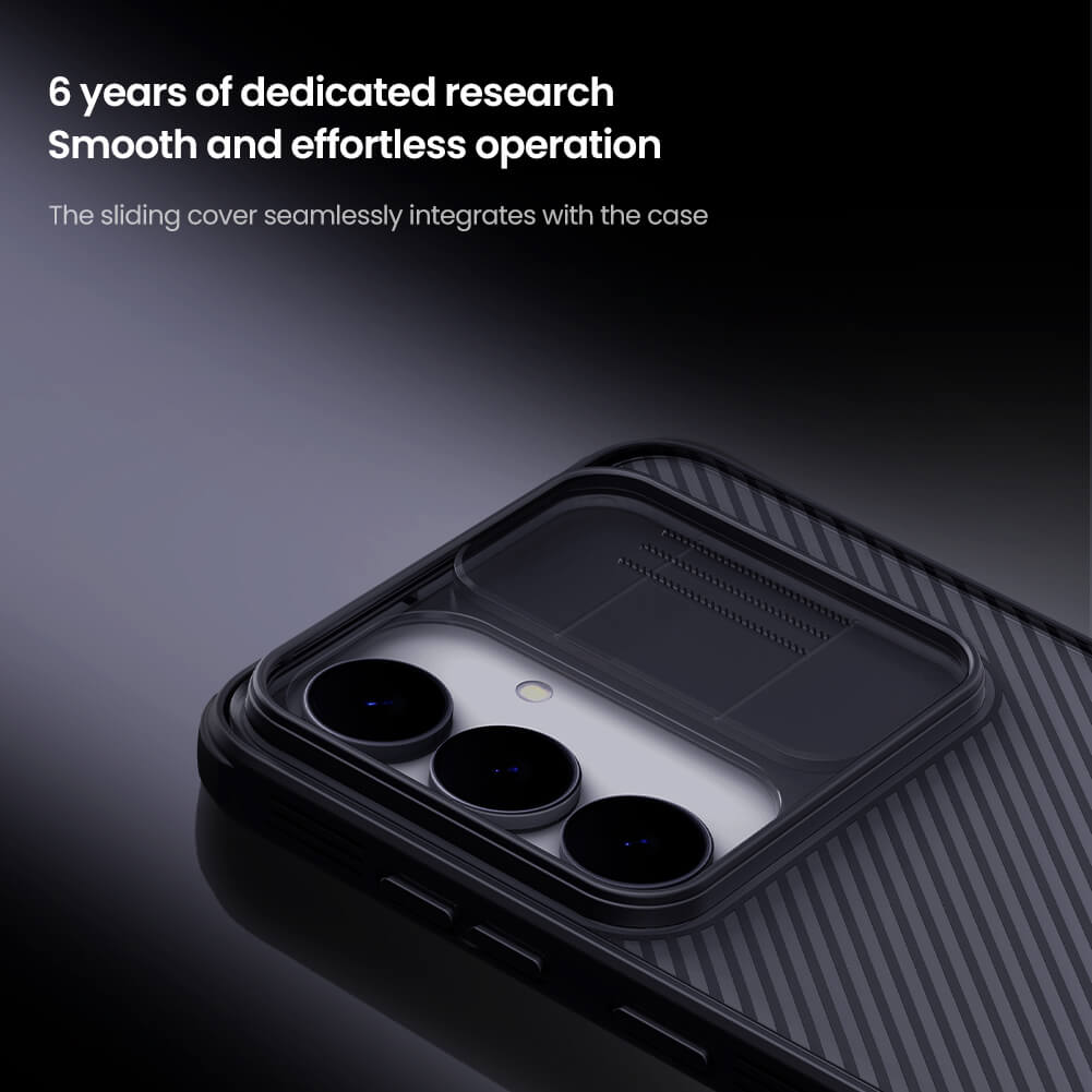 Чехол-крышка NILLKIN для Samsung Galaxy S25 FE (S25 Fan Edition) (серия CamShield Pro Clear version)